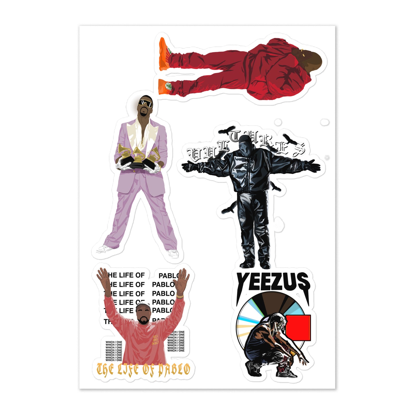Kanye Sticker sheet