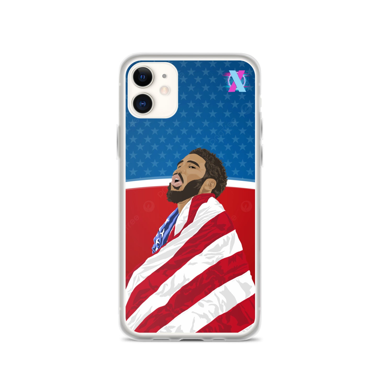 Tatum patriotic iPhone case