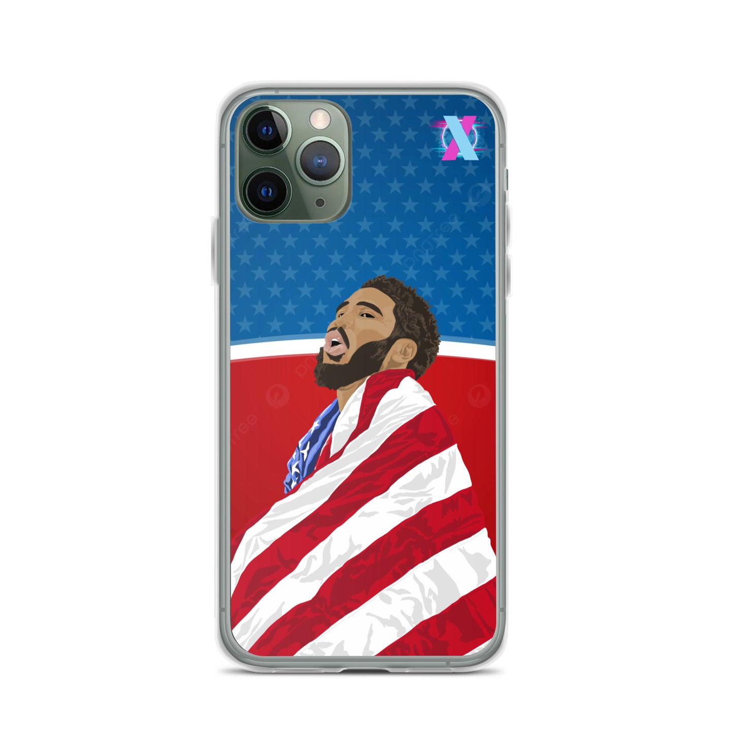 Tatum patriotic iPhone case