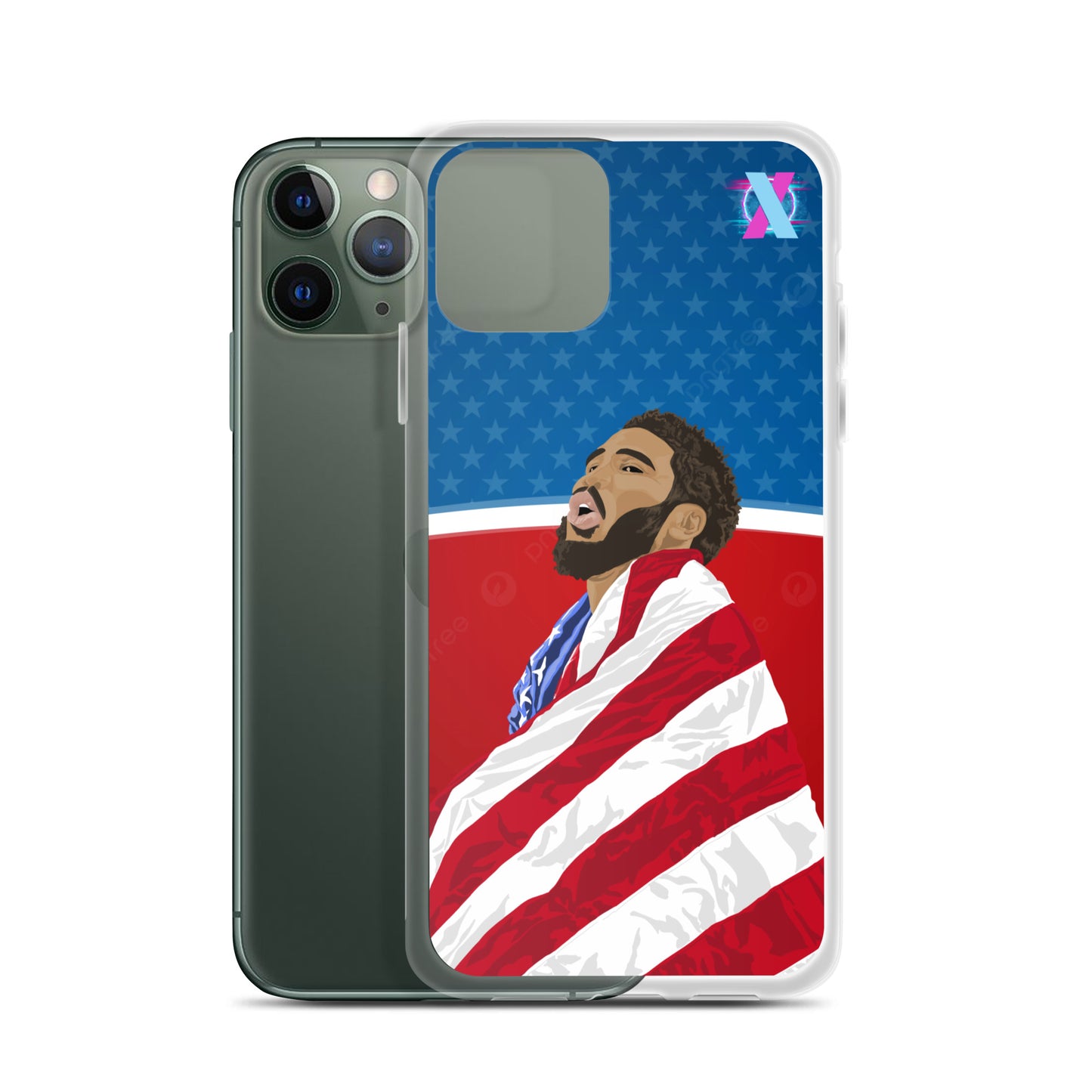 Tatum patriotic iPhone case