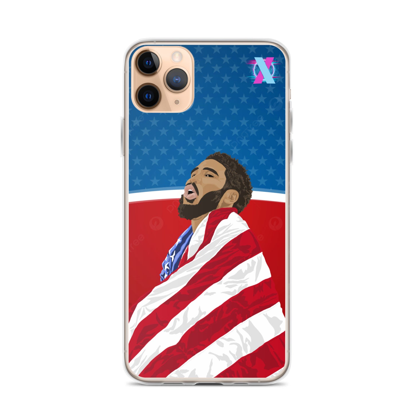 Tatum patriotic iPhone case