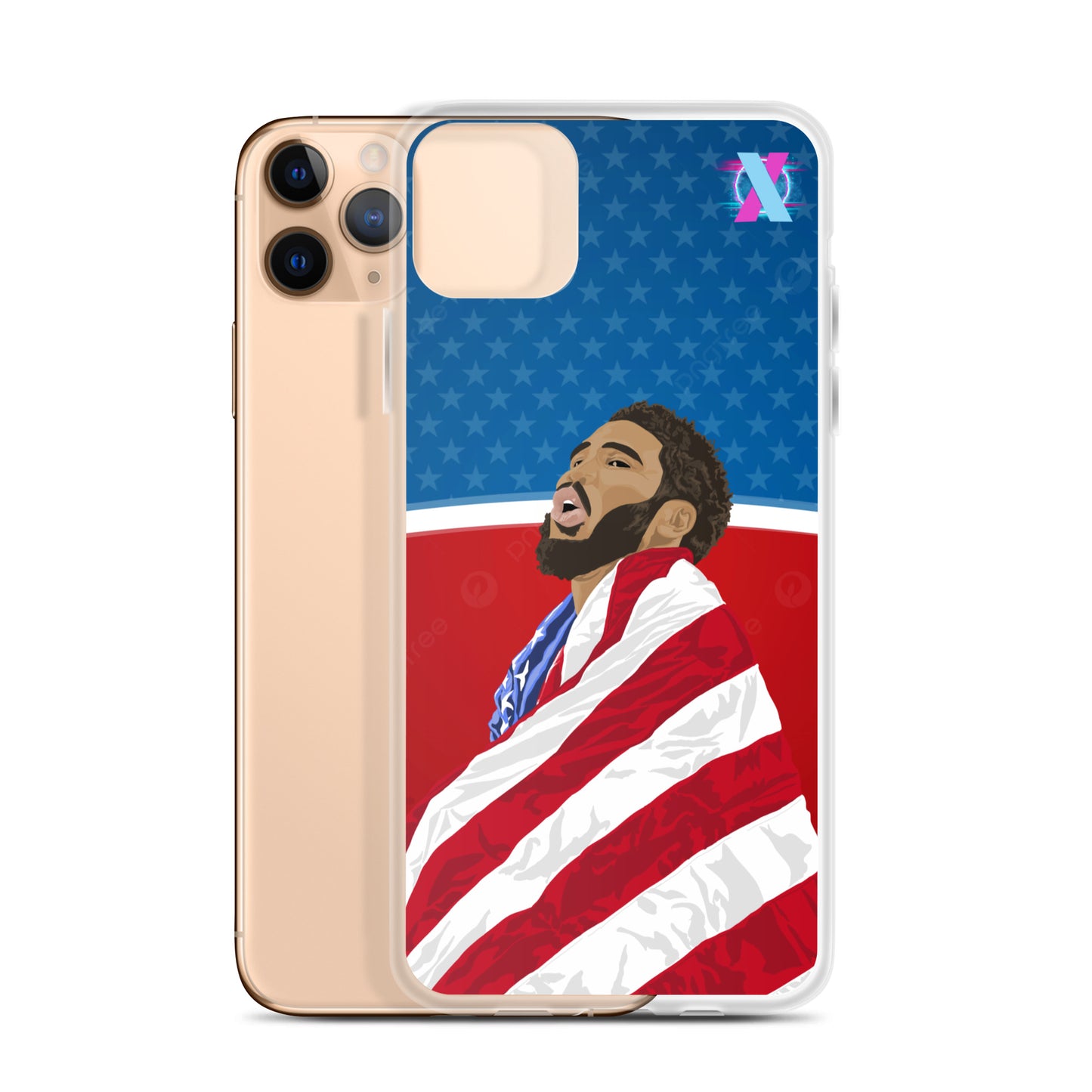 Tatum patriotic iPhone case