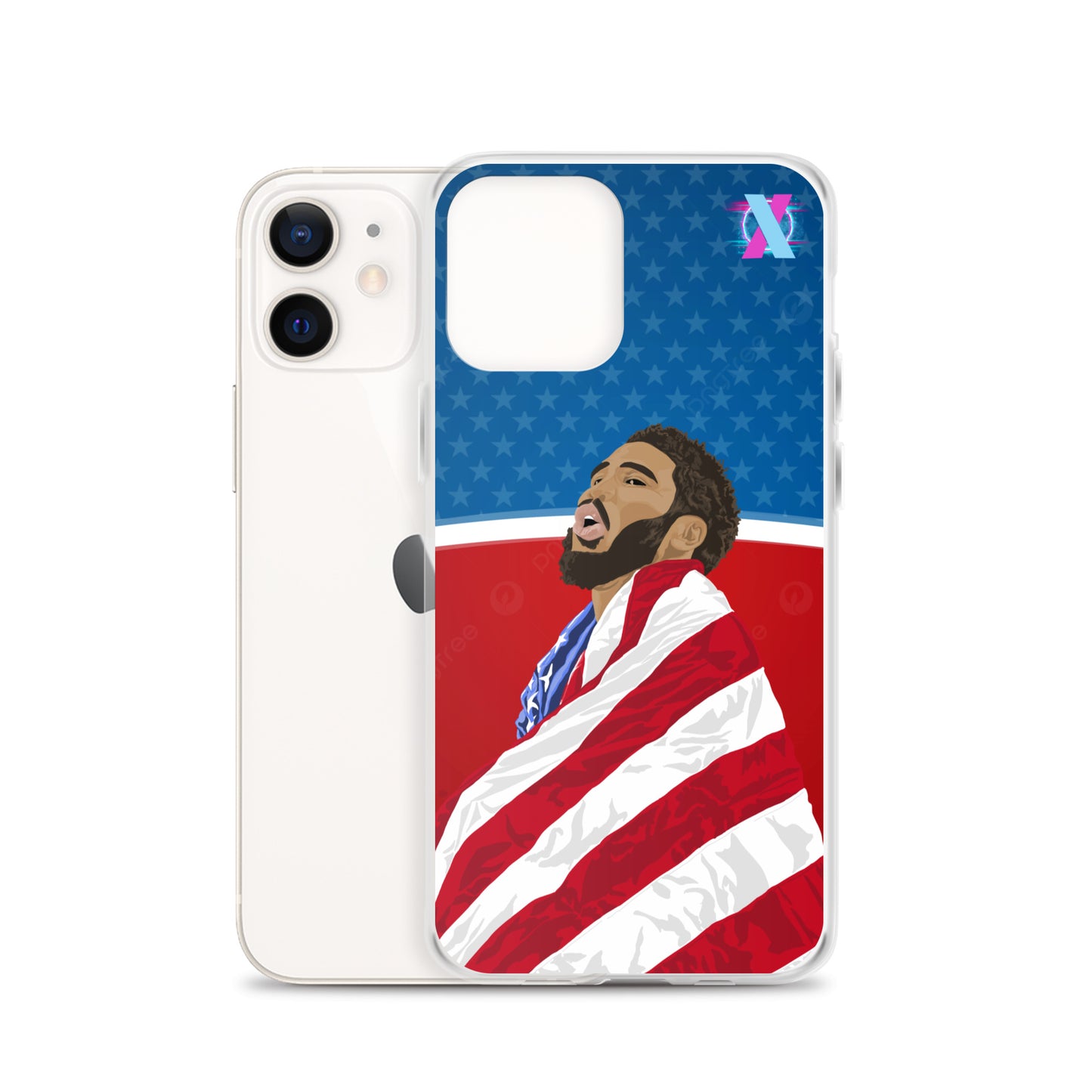 Tatum patriotic iPhone case