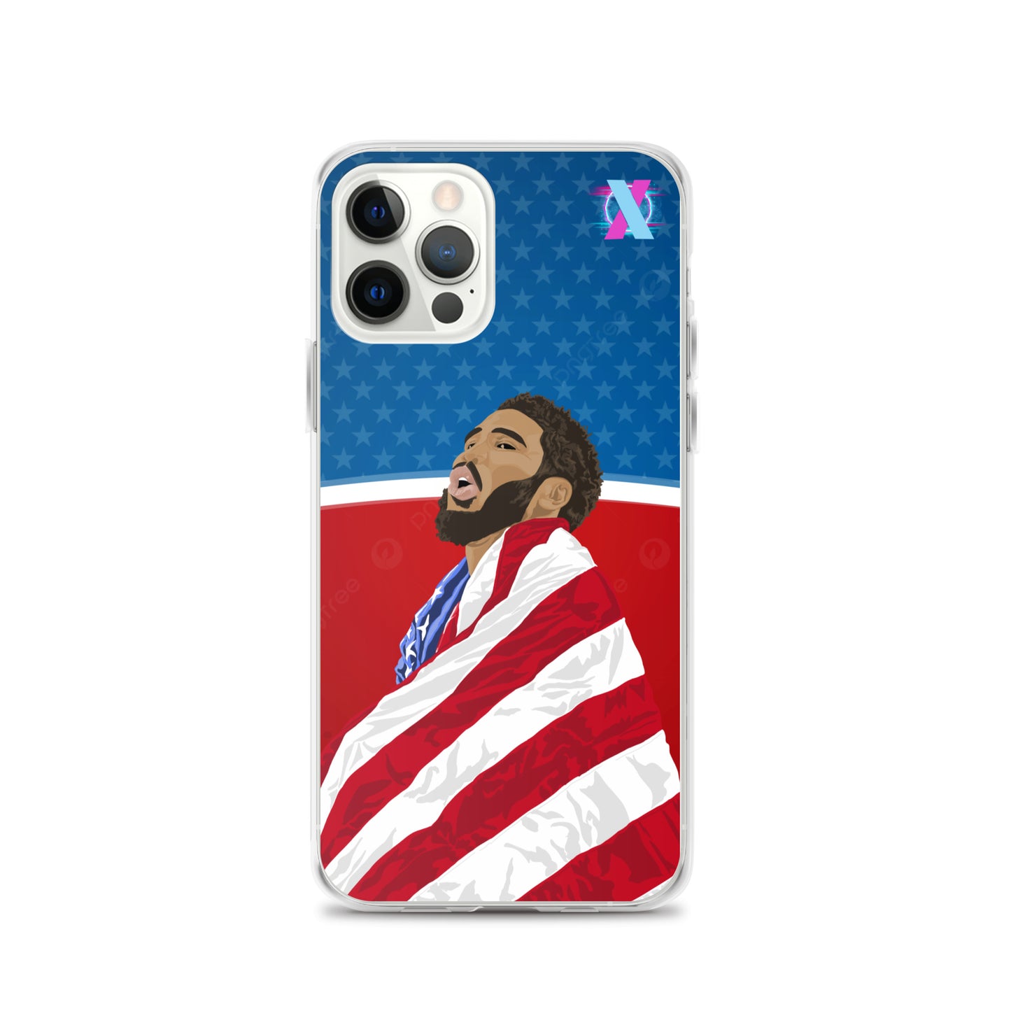 Tatum patriotic iPhone case