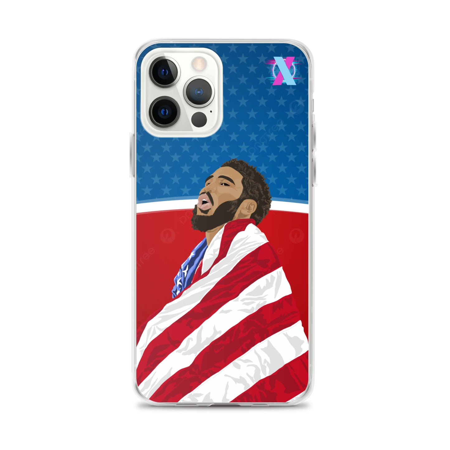 Tatum patriotic iPhone case