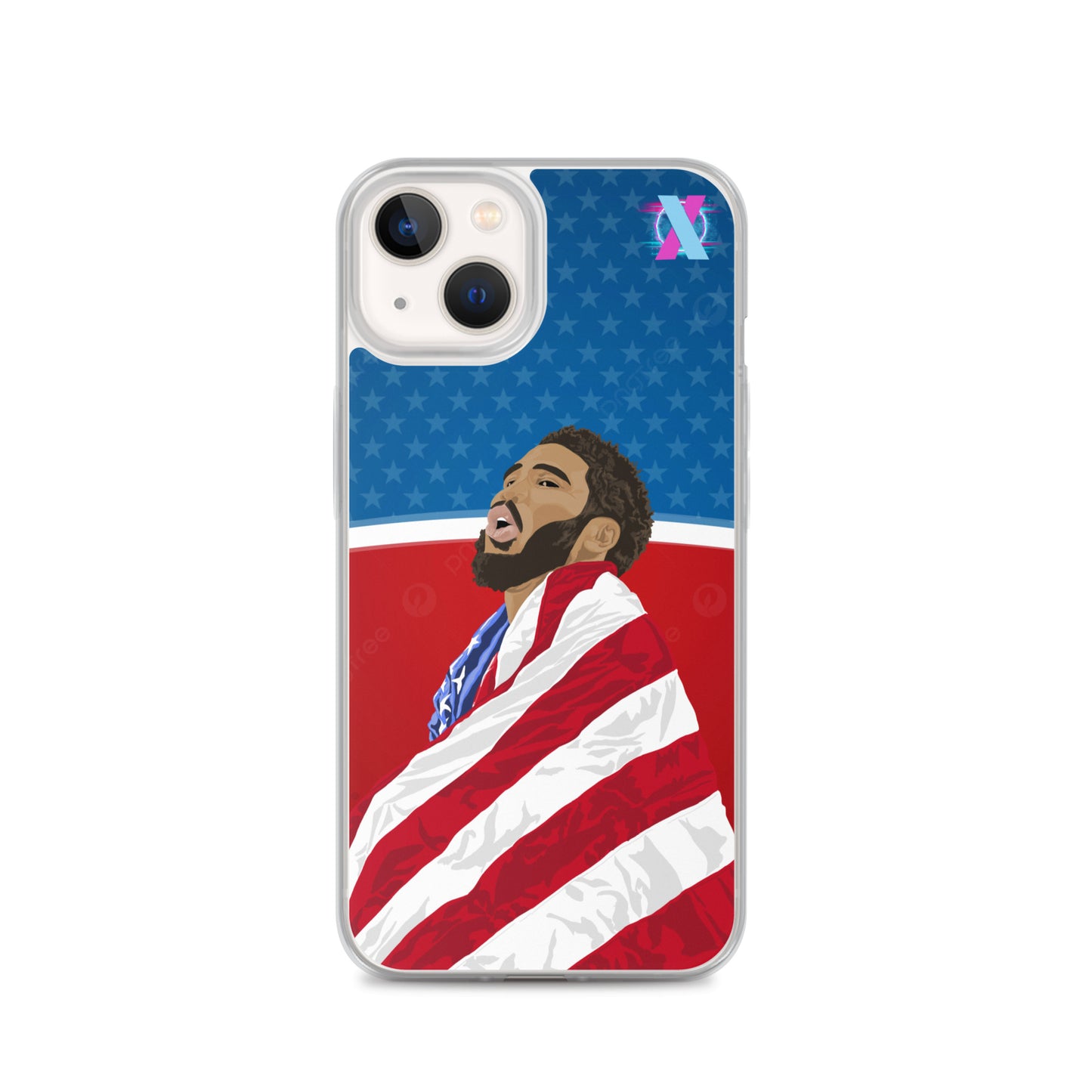 Tatum patriotic iPhone case