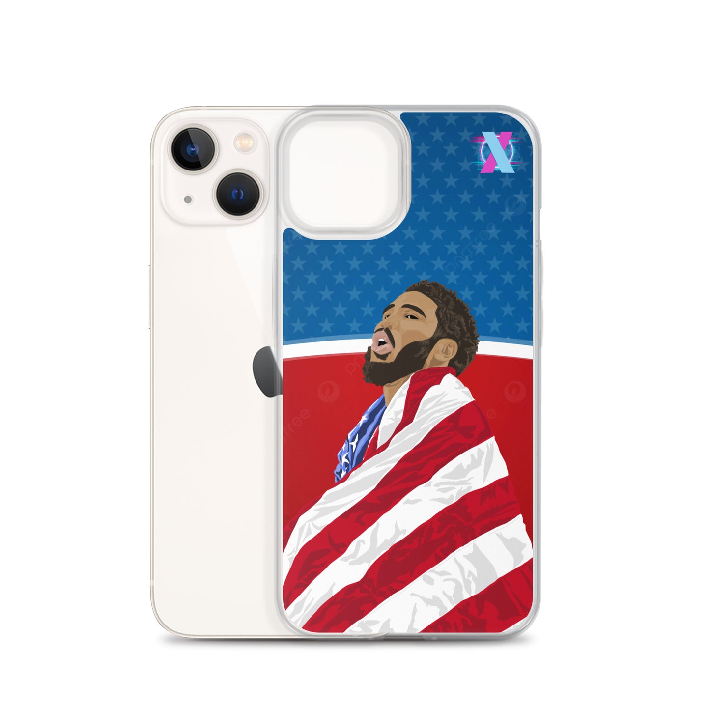 Tatum patriotic iPhone case