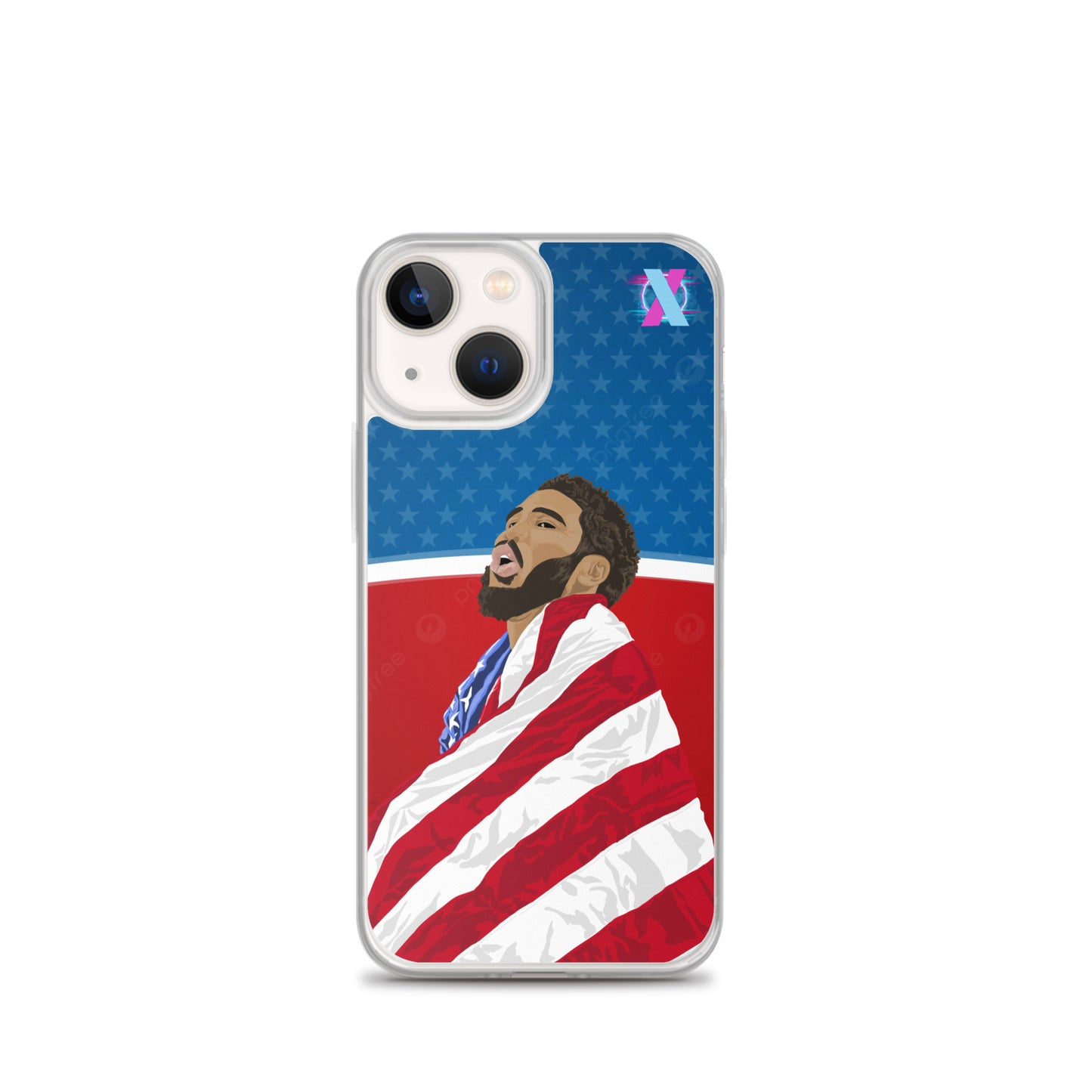 Tatum patriotic iPhone case