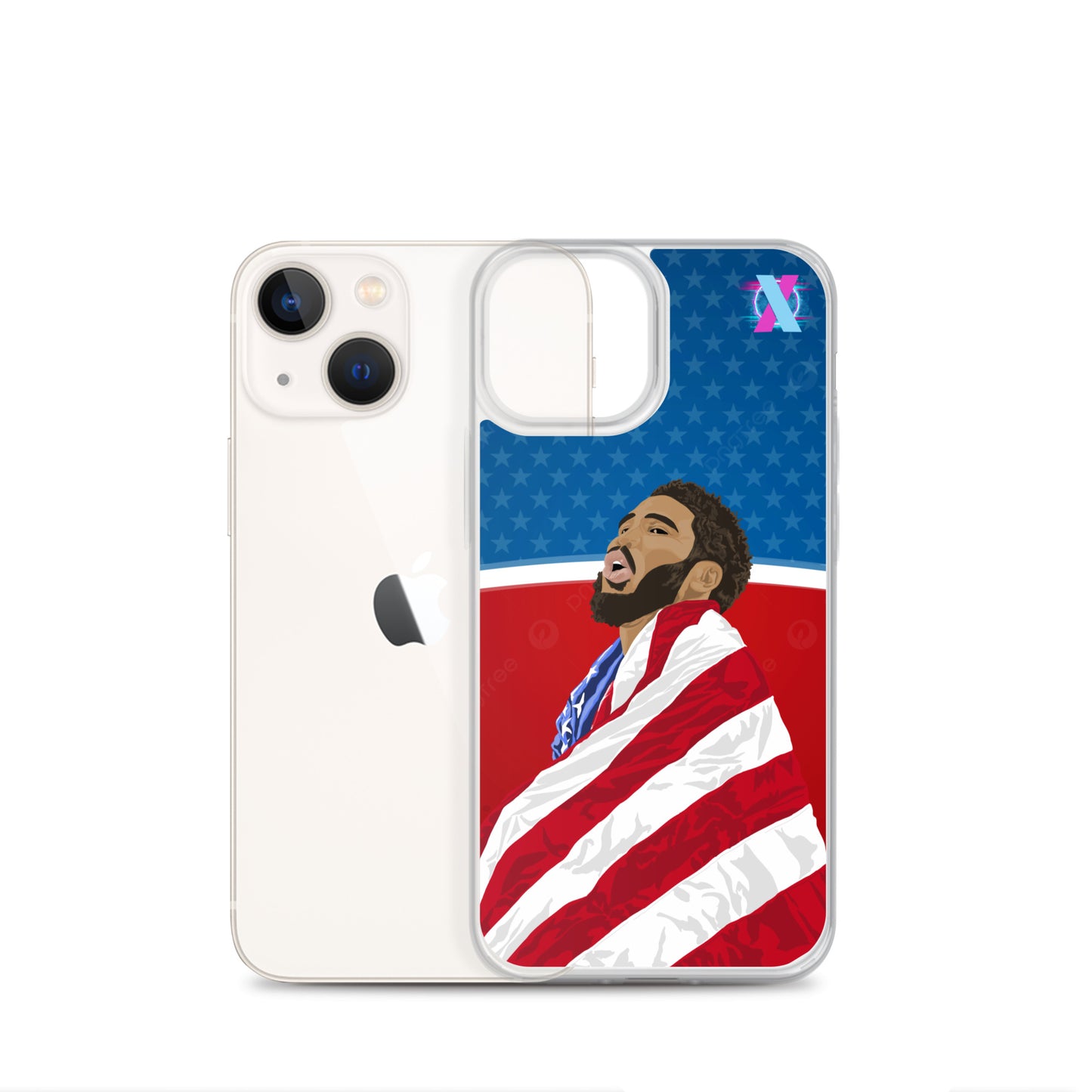 Tatum patriotic iPhone case