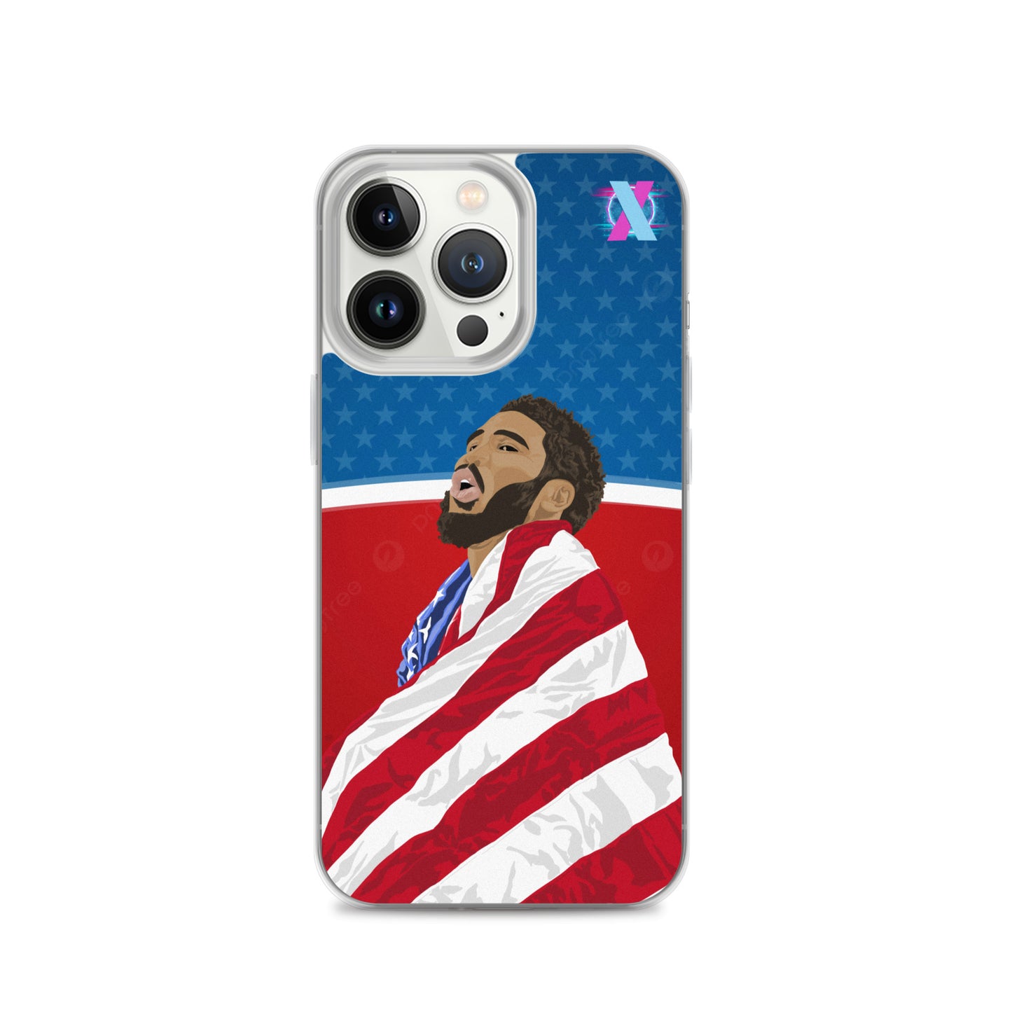 Tatum patriotic iPhone case