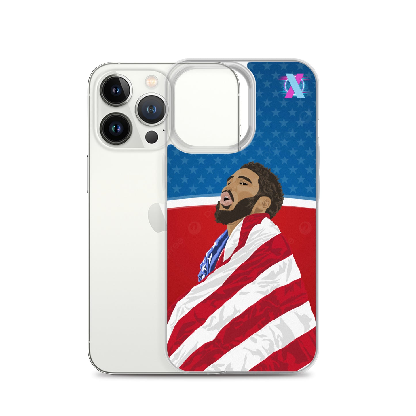 Tatum patriotic iPhone case