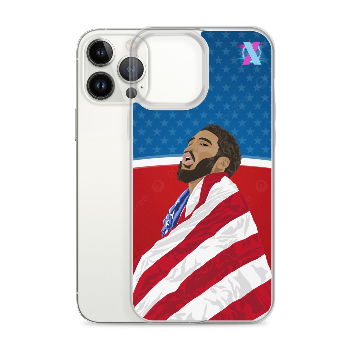 Tatum patriotic iPhone case