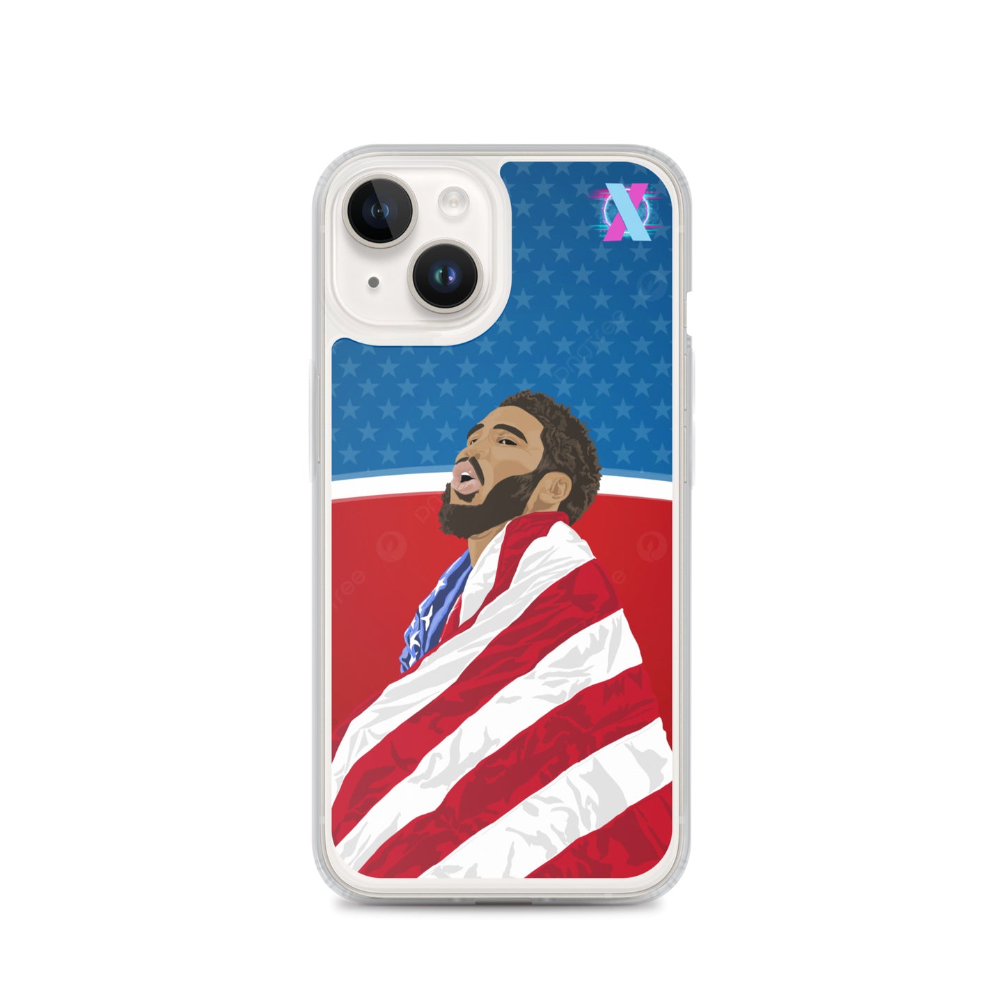 Tatum patriotic iPhone case