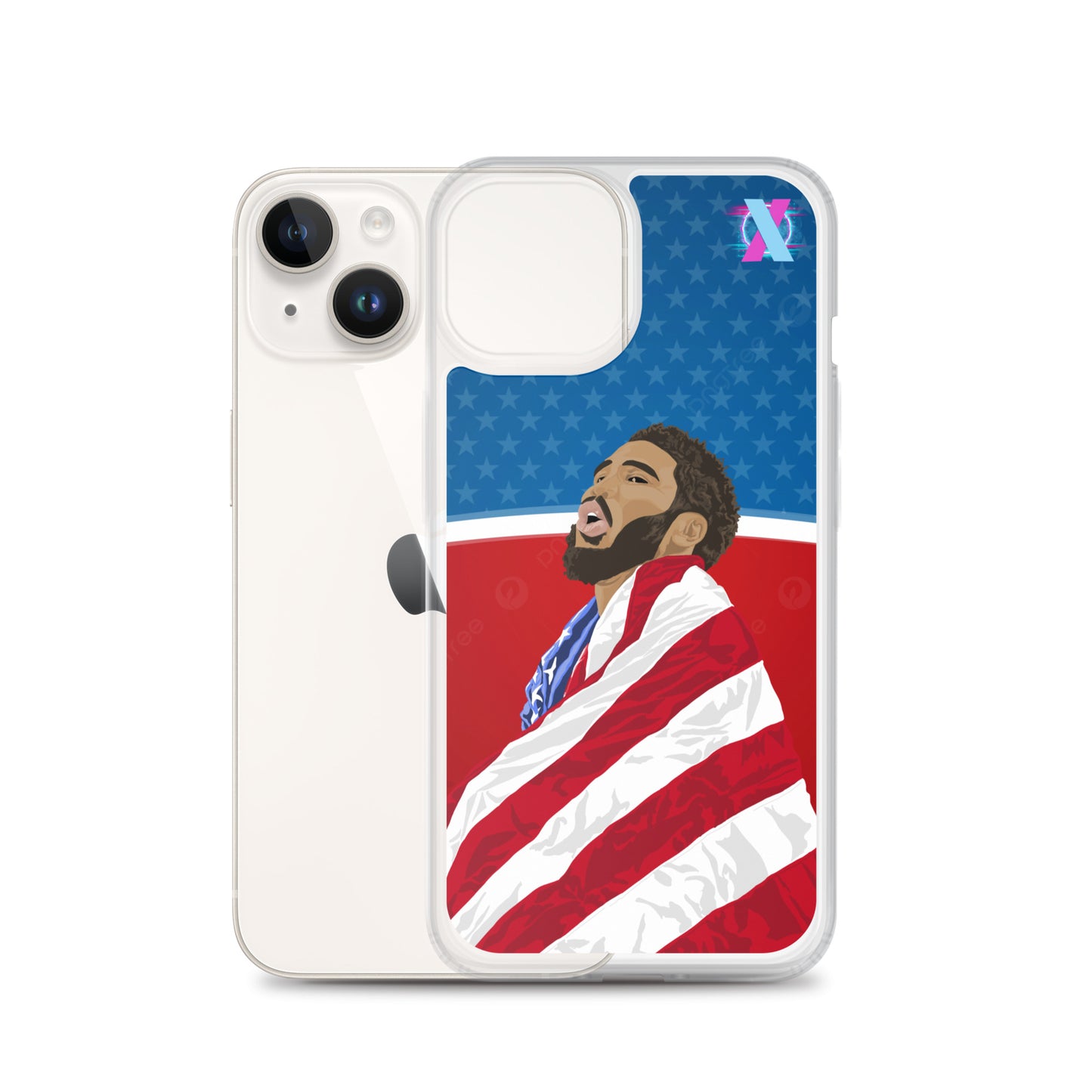 Tatum patriotic iPhone case