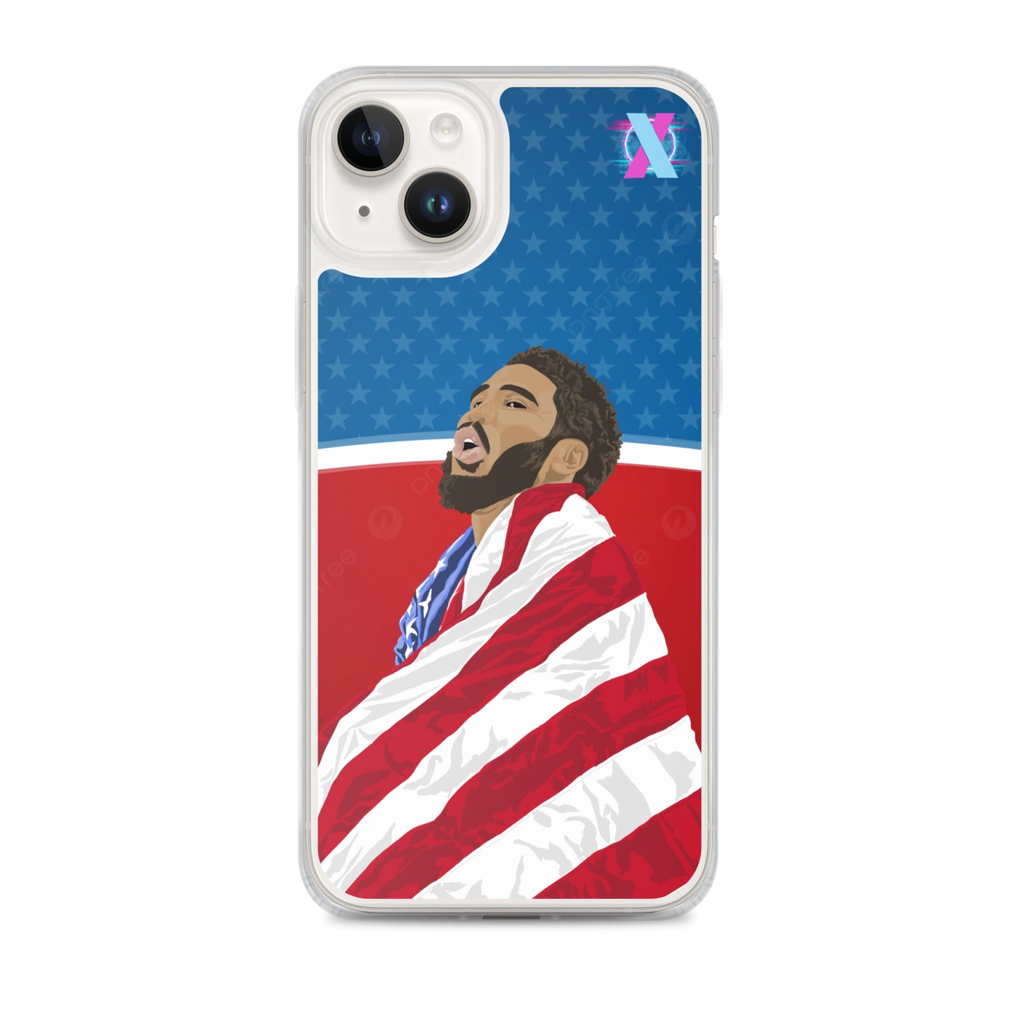 Tatum patriotic iPhone case