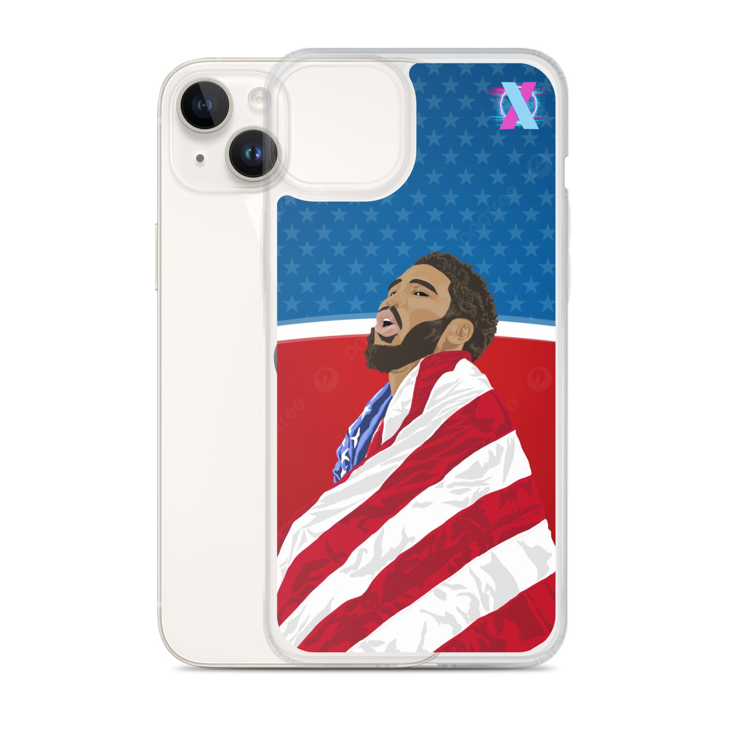 Tatum patriotic iPhone case