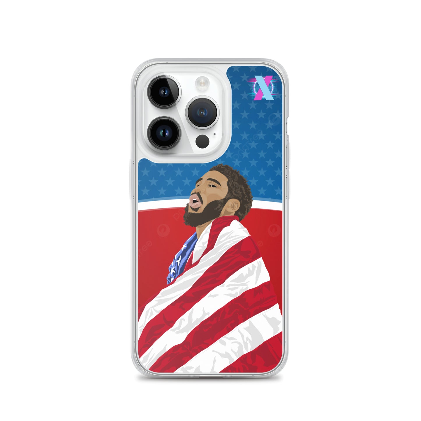 Tatum patriotic iPhone case