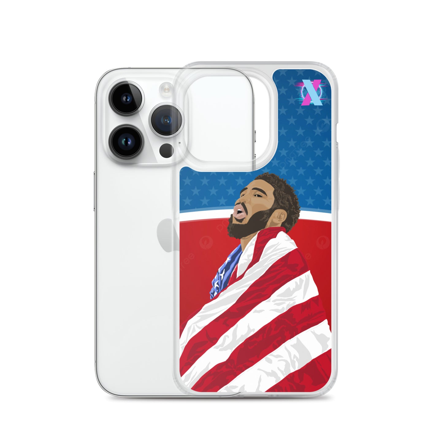 Tatum patriotic iPhone case