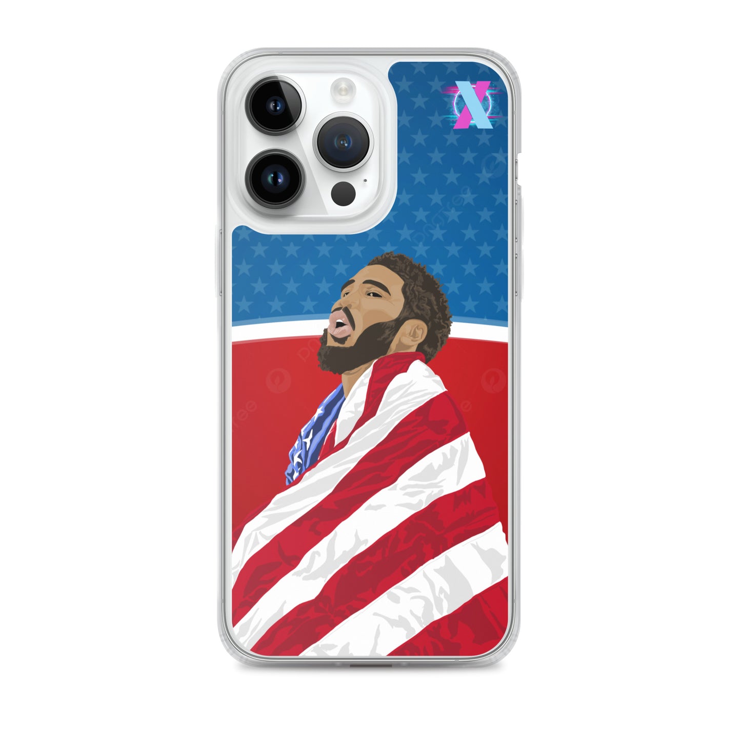 Tatum patriotic iPhone case