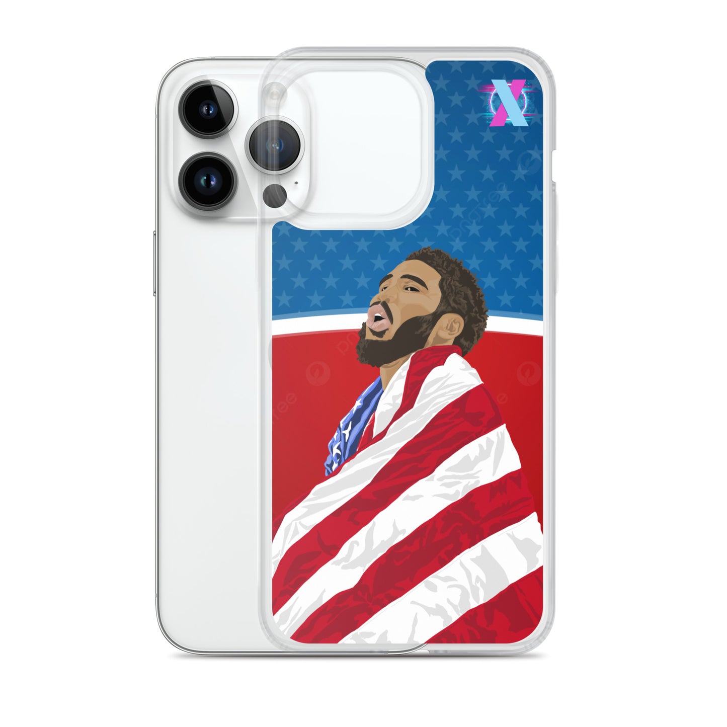 Tatum patriotic iPhone case