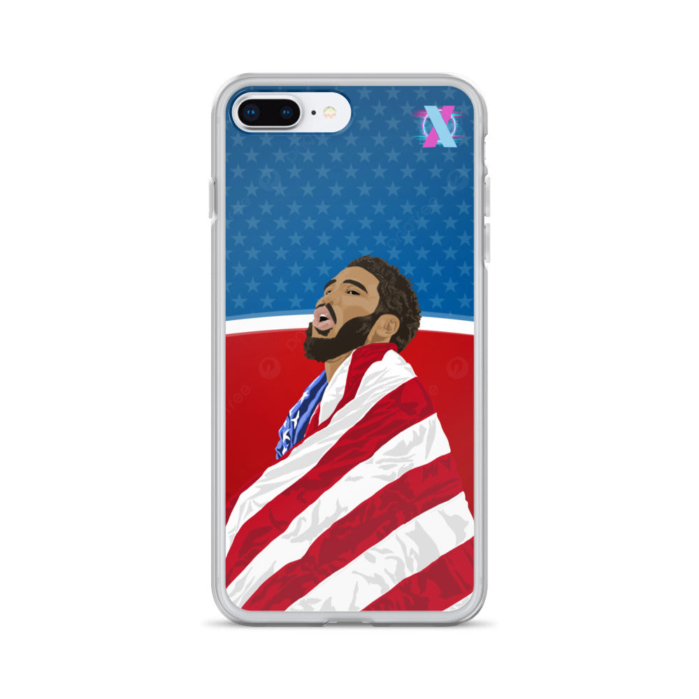 Tatum patriotic iPhone case