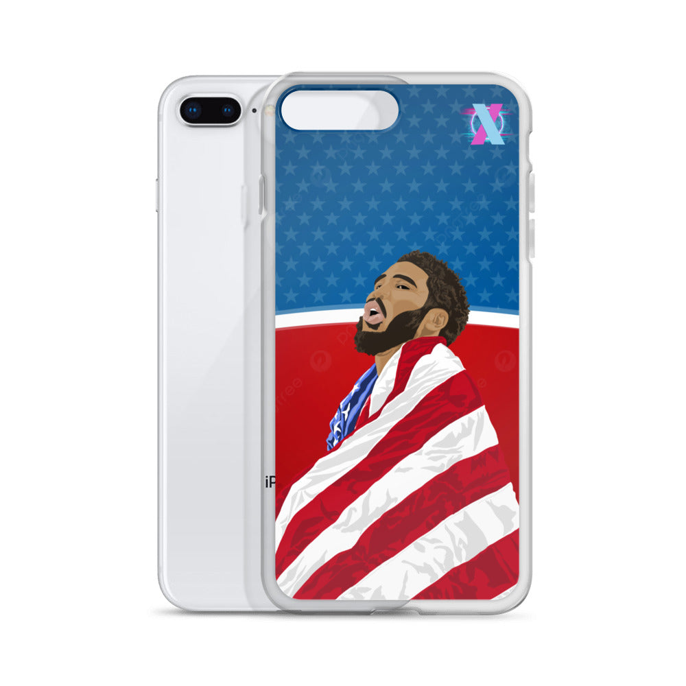 Tatum patriotic iPhone case