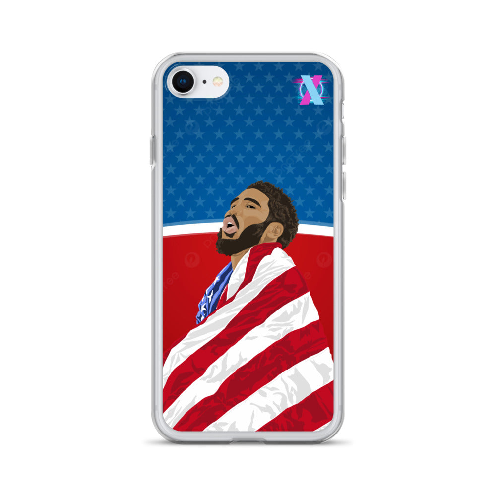 Tatum patriotic iPhone case