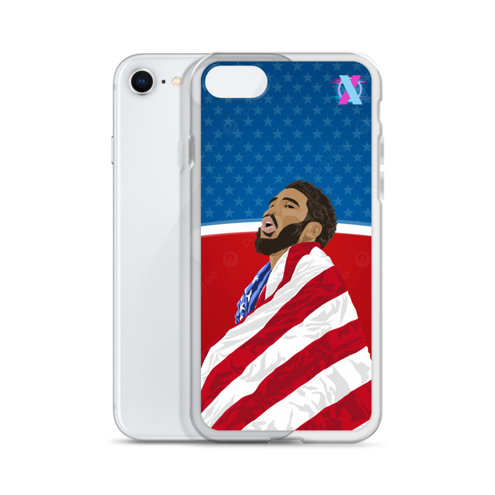 Tatum patriotic iPhone case