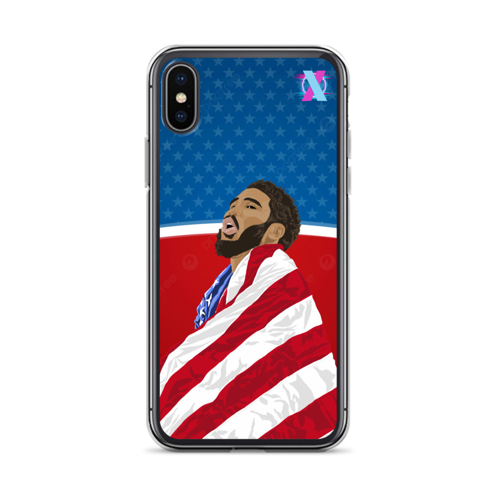 Tatum patriotic iPhone case