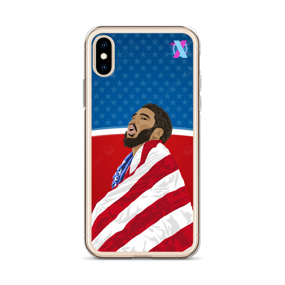 Tatum patriotic iPhone case