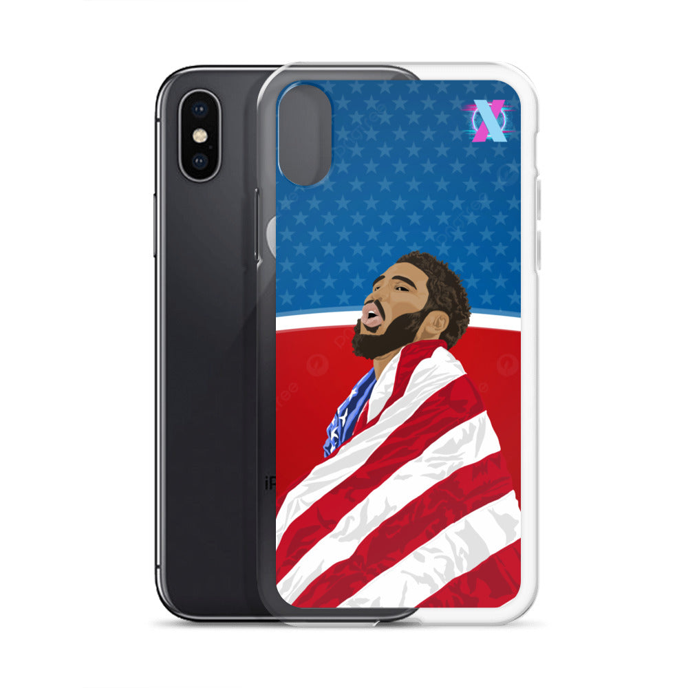 Tatum patriotic iPhone case