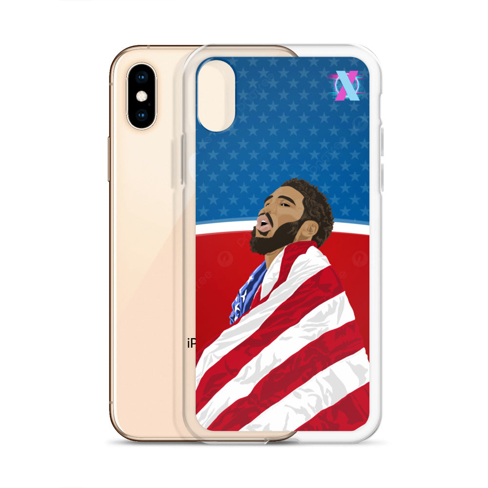 Tatum patriotic iPhone case