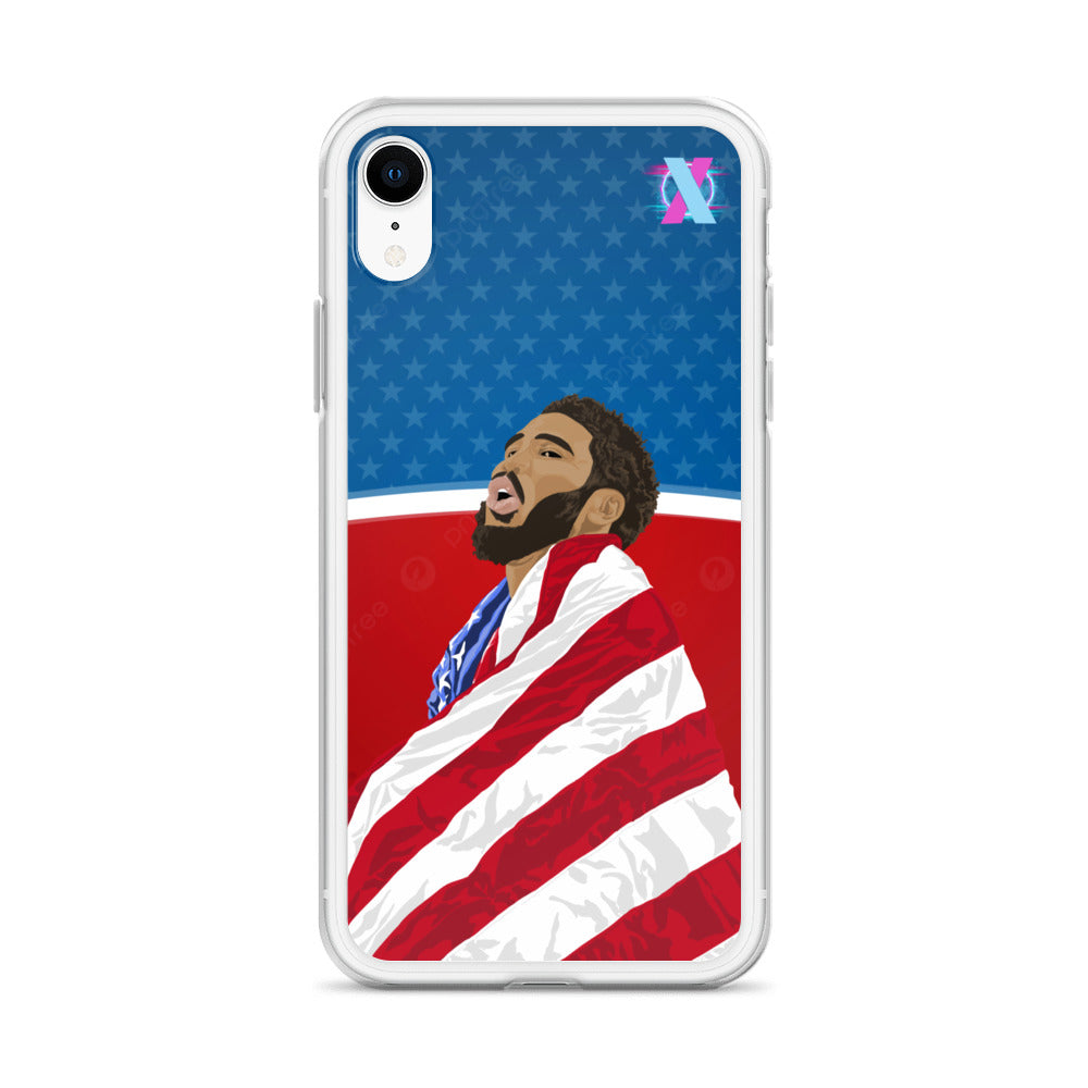 Tatum patriotic iPhone case