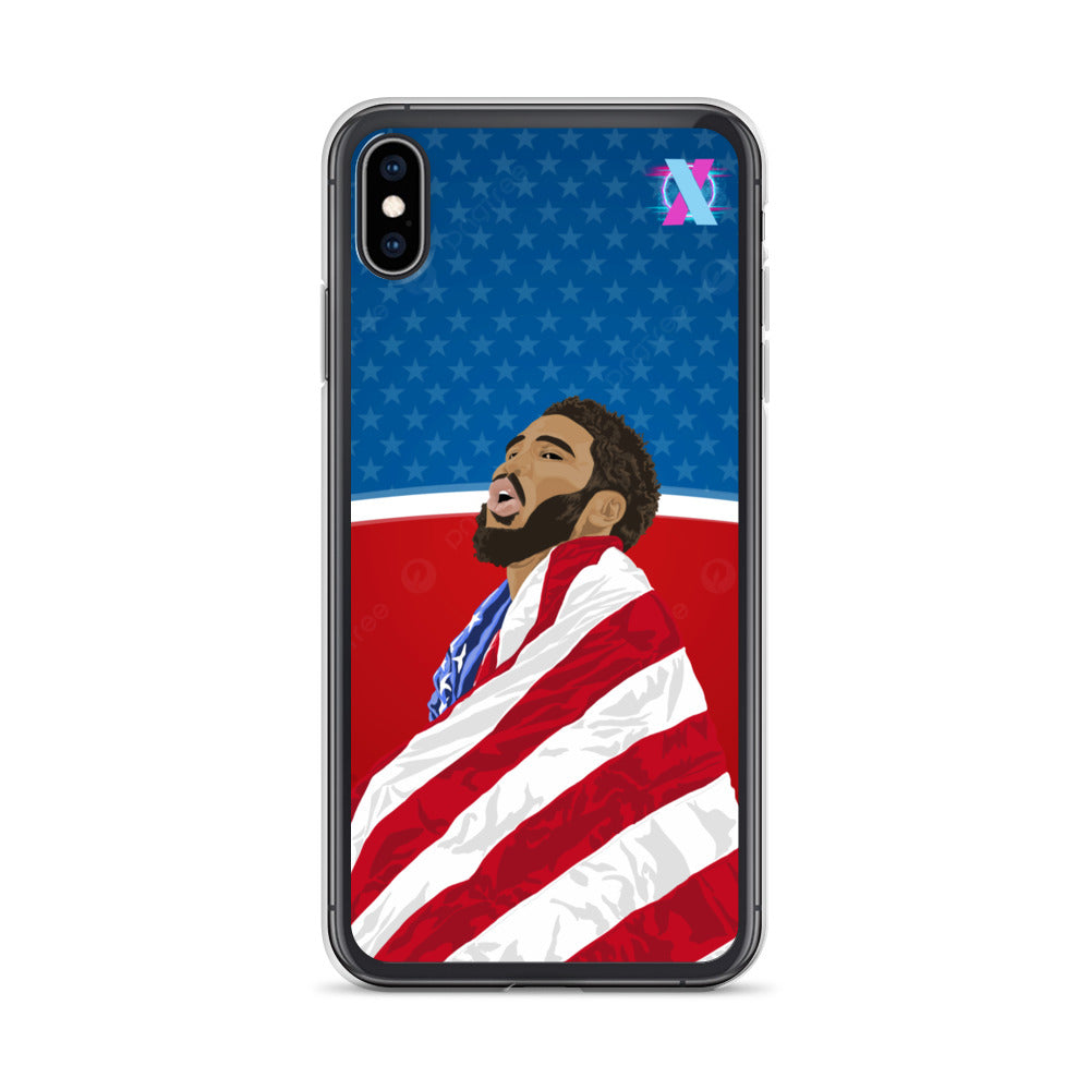 Tatum patriotic iPhone case