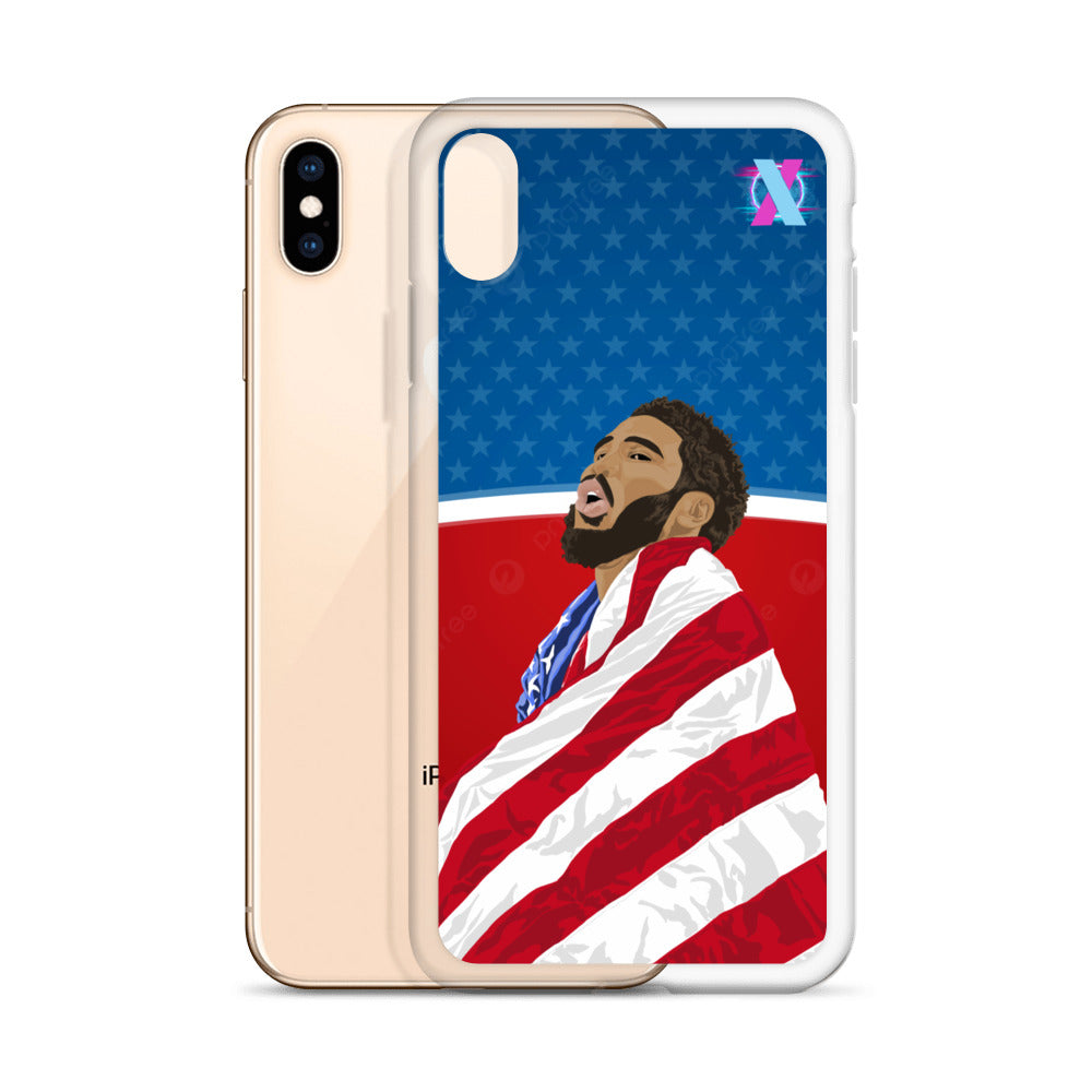 Tatum patriotic iPhone case