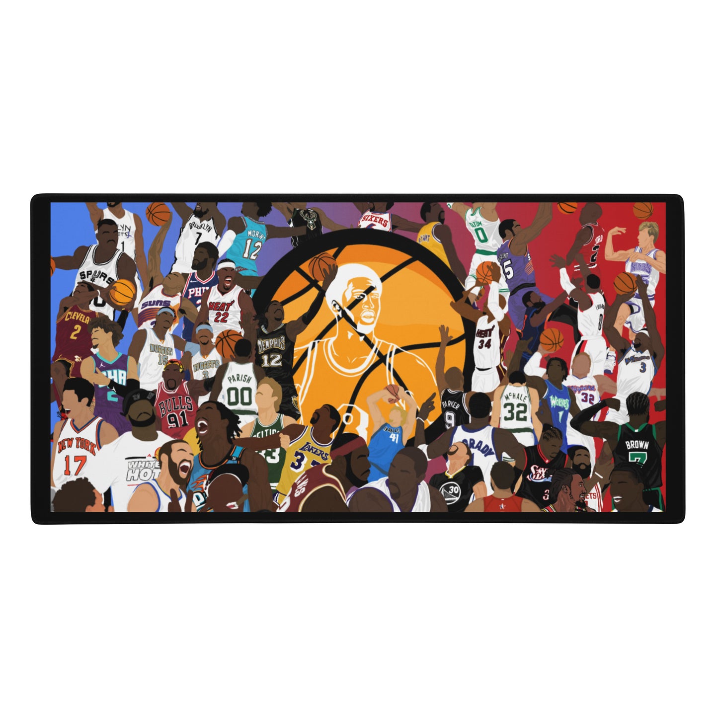 bballdrawings mural mouse pad