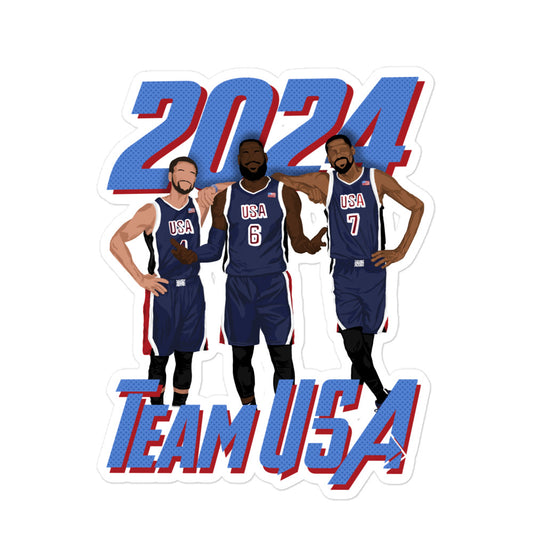 2024 USA Basketball stickers