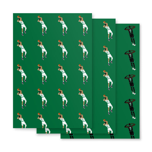 Celtics Wrapping paper sheets